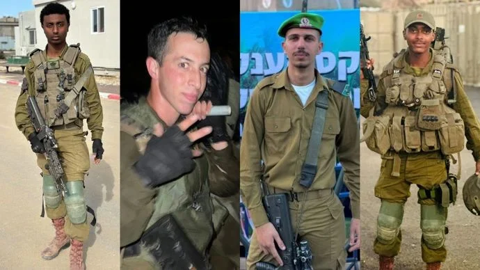 سمح بالنشر : سقوط  أربعة مقاتلين من جيش الدفاع في معارك شمالي قطاع غزة