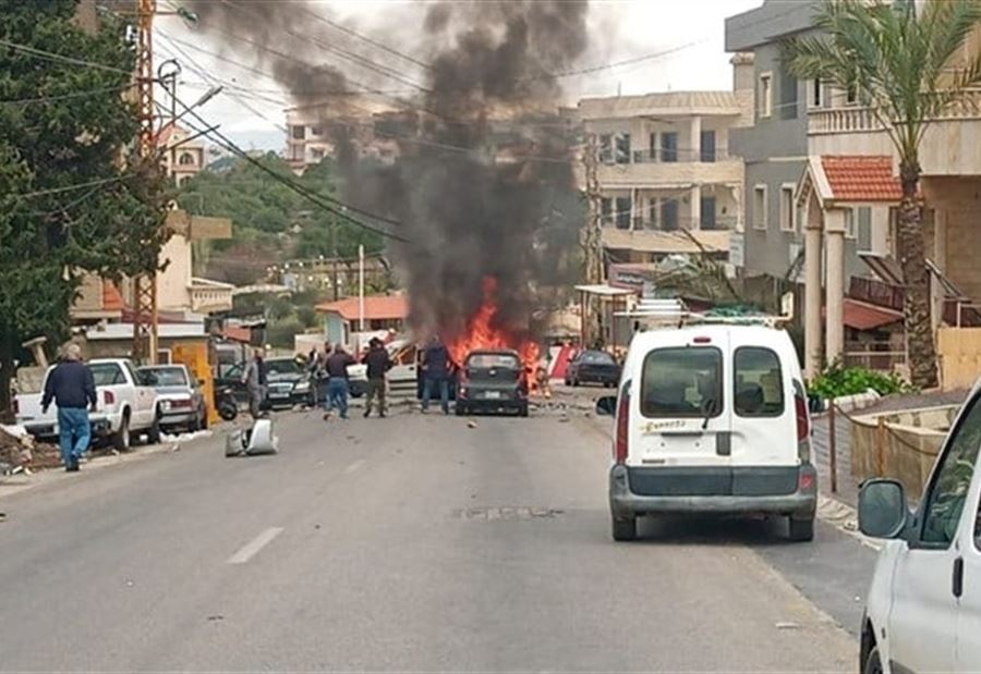 جنوب لبنان : ثلاثة قتلى لحزب الله   و5 جرحى جراء استهداف سيارة في كفرا!