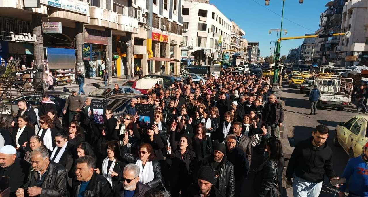 السويداء : مشايخ الطائفة يدعون للتهدئة غداة تشييع “جواد الباروكي ” الذي قتلته قوات الامن السورية